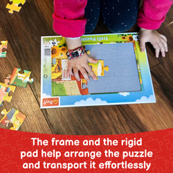 Trefl Frame Peppa Pig's Happy Train 15 Piece Puzzle (ONLINE ORDER ONLY)