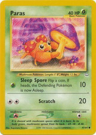 Paras (47/64) [Neo Revelation Unlimited] (Online Only)