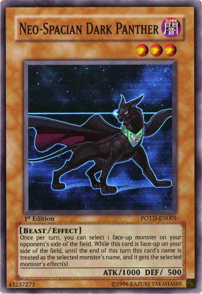 Neo-Spacian Dark Panther [POTD-EN005] Super Rare (ONLINE ORDER ONLY)