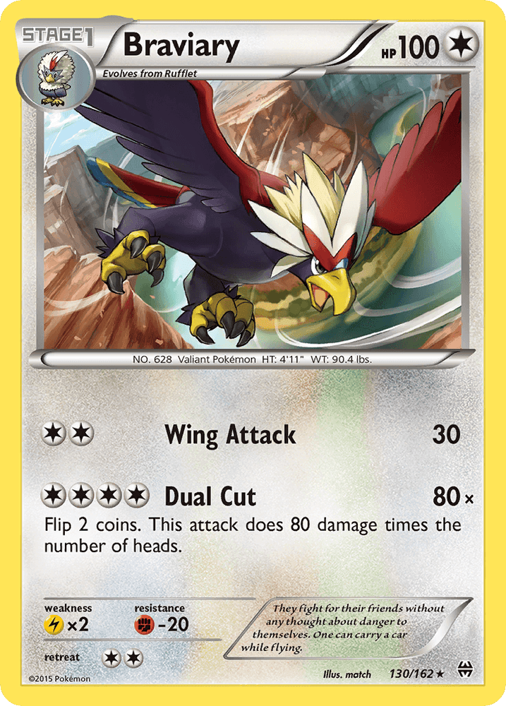 Braviary (130/162) [XY: BREAKthrough] (Online Only)