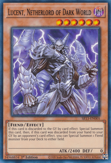 Lucent, Netherlord of Dark World [SR13-EN005] Common (ONLINE ORDER ONLY)