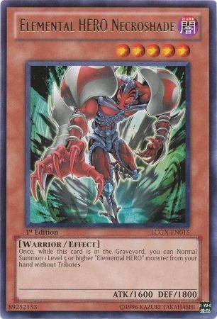 Elemental HERO Necroshade [LCGX-EN015] Rare (ONLINE ORDER ONLY)