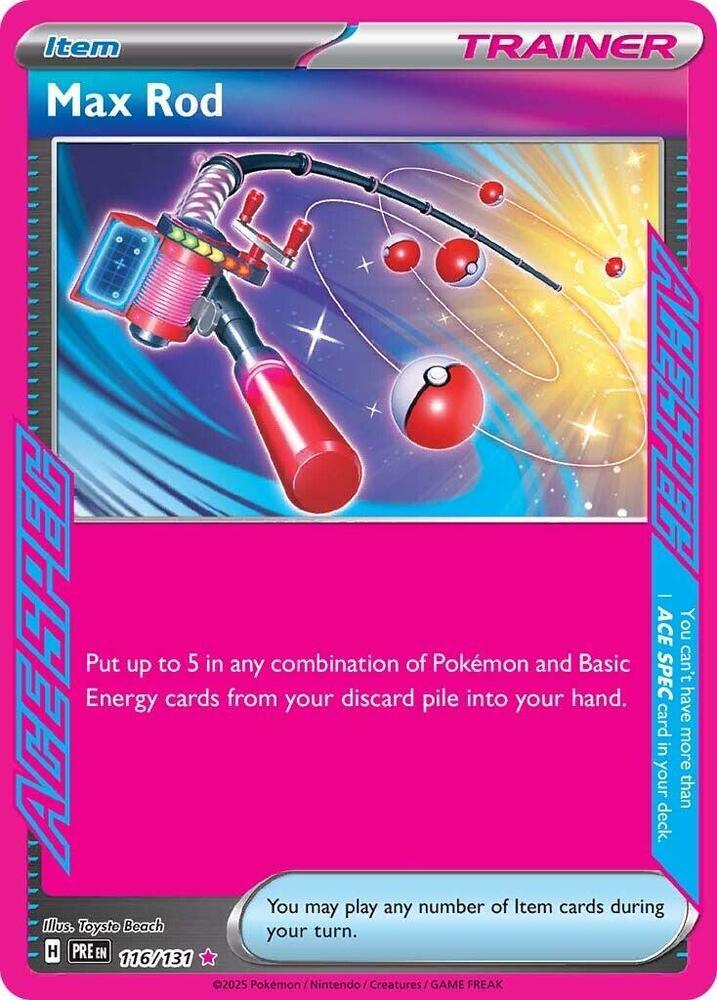 Max Rod (116/131) [Scarlet & Violet: Prismatic Evolutions] (Online Only)