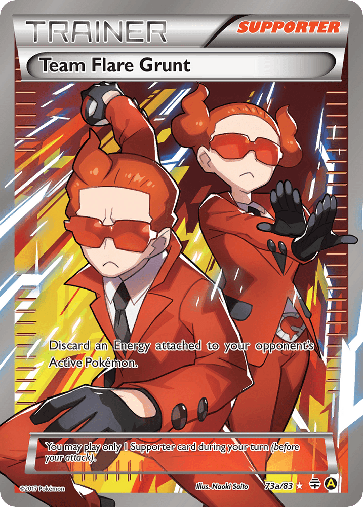 Team Flare Grunt (73a/83) [Alternate Art Promos] (Online Only)