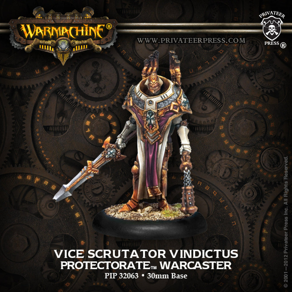 Warmachine: Protectorate of Menoth Vice Scrutator Vindictus (ONLINE ORDER ONLY)