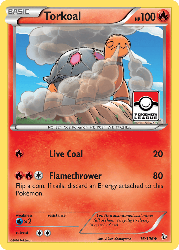 Torkoal (16/106) [XY: Flashfire] (Online Only)