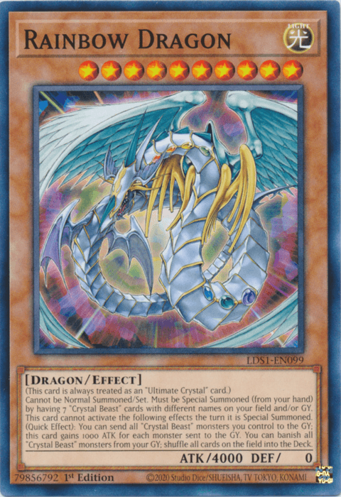 Rainbow Dragon [LDS1-EN099] Common (ONLINE ORDER ONLY)