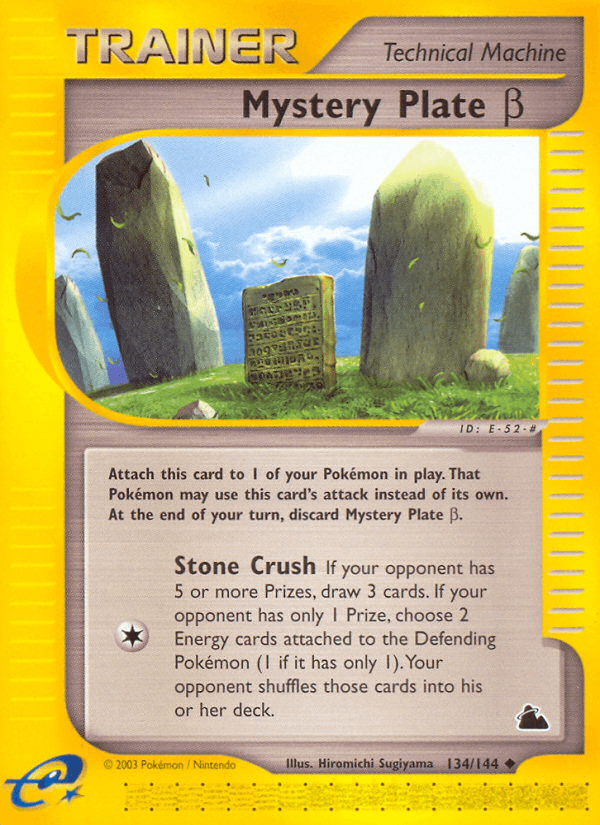 Mystery Plate Beta (134/144) [Skyridge] (Online Only)
