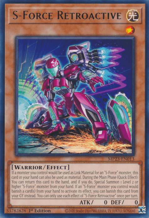 S-Force Retroactive [MP23-EN013] Rare (ONLINE ORDER ONLY)
