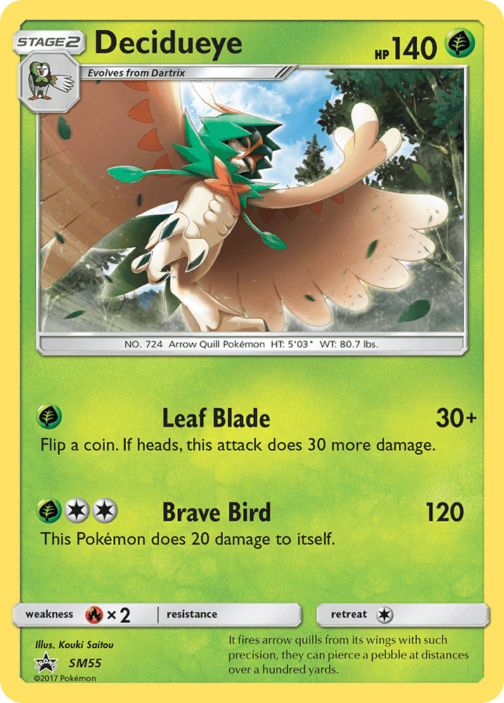 Decidueye (SM55) [Sun & Moon: Black Star Promos] (Online Only)