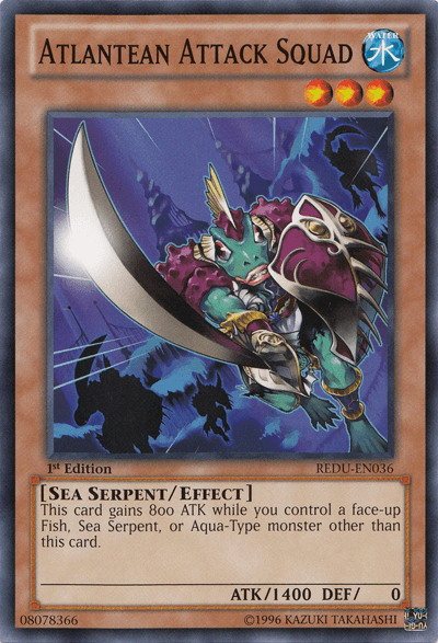 Atlantean Attack Squad [REDU-EN036] Common (ONLINE ORDER ONLY)