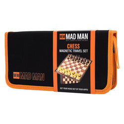 Mad Man: Magnetic Game Travel Set - Backgammon (ONLINE ORDER ONLY)