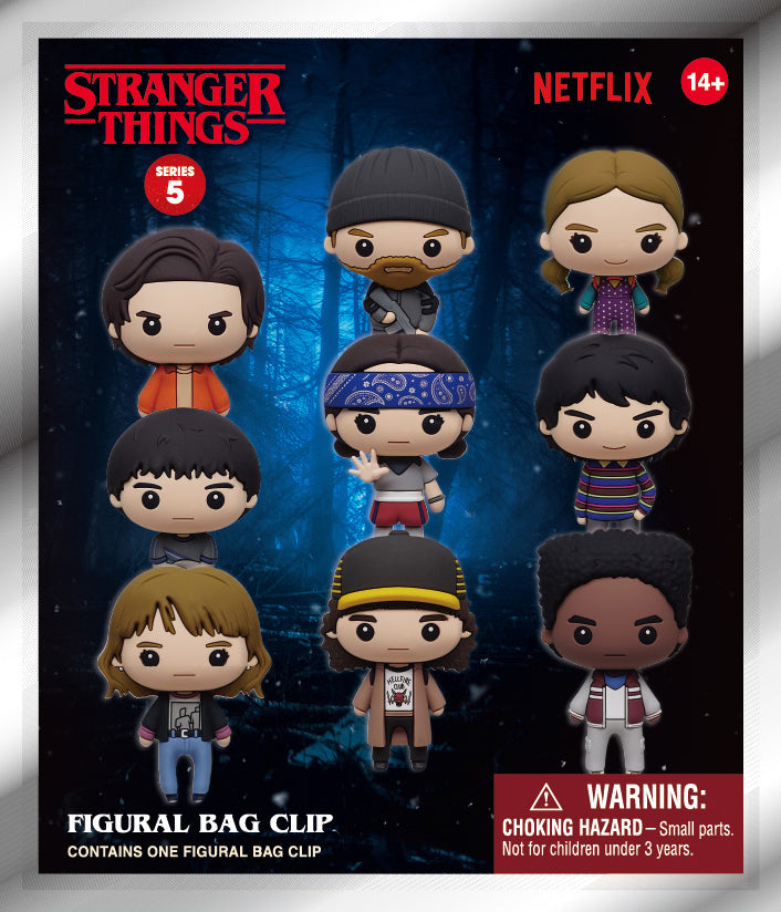 Stranger Things 3D Foam Bag Clip, Series 5 (ONLINE ORDER ONLY)