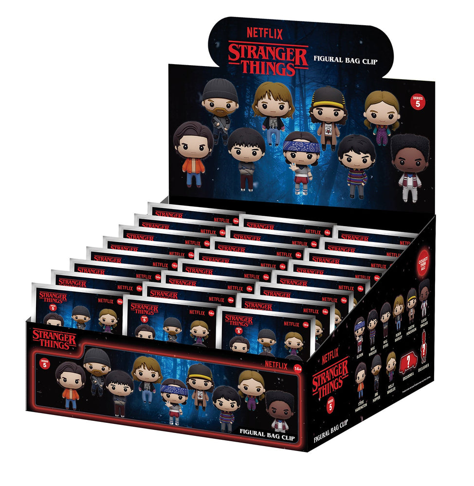 Stranger Things 3D Foam Bag Clip, Series 5 (ONLINE ORDER ONLY)