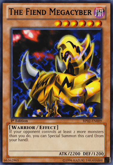 The Fiend Megacyber [BP02-EN009] Rare (ONLINE ORDER ONLY)