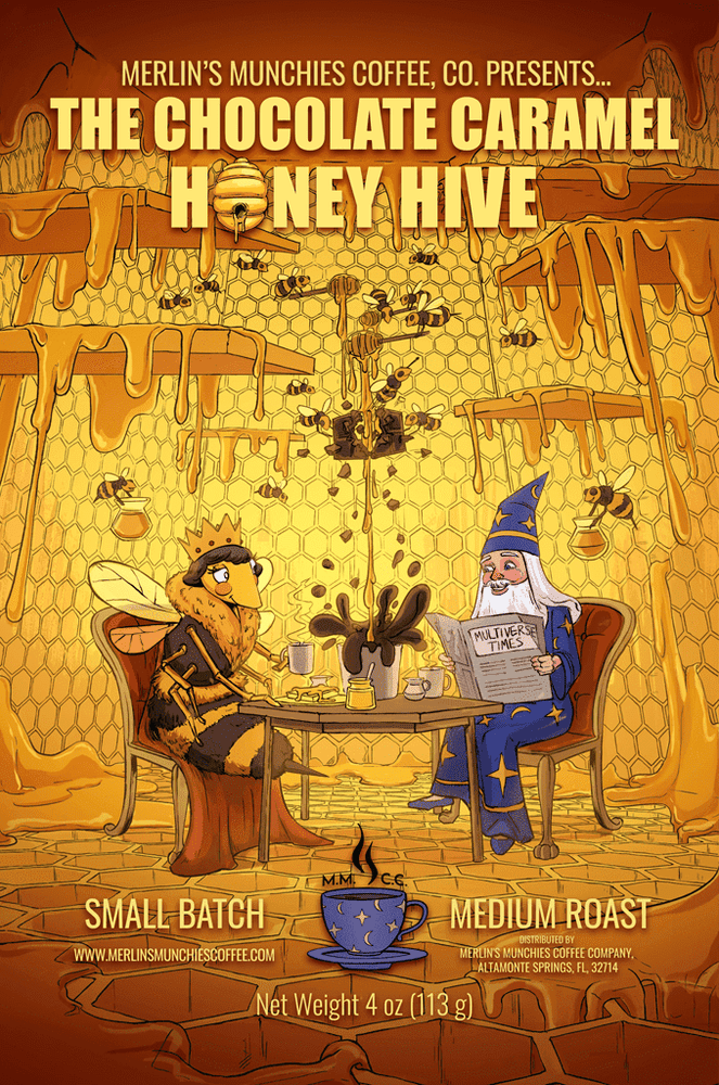 Chocolate Caramel Honey Hive 12oz (ONLINE ORDER ONLY)