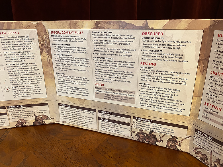 Stat Trackers - Game Master Screen - 5th Ed (ONLINE ORDER ONLY)