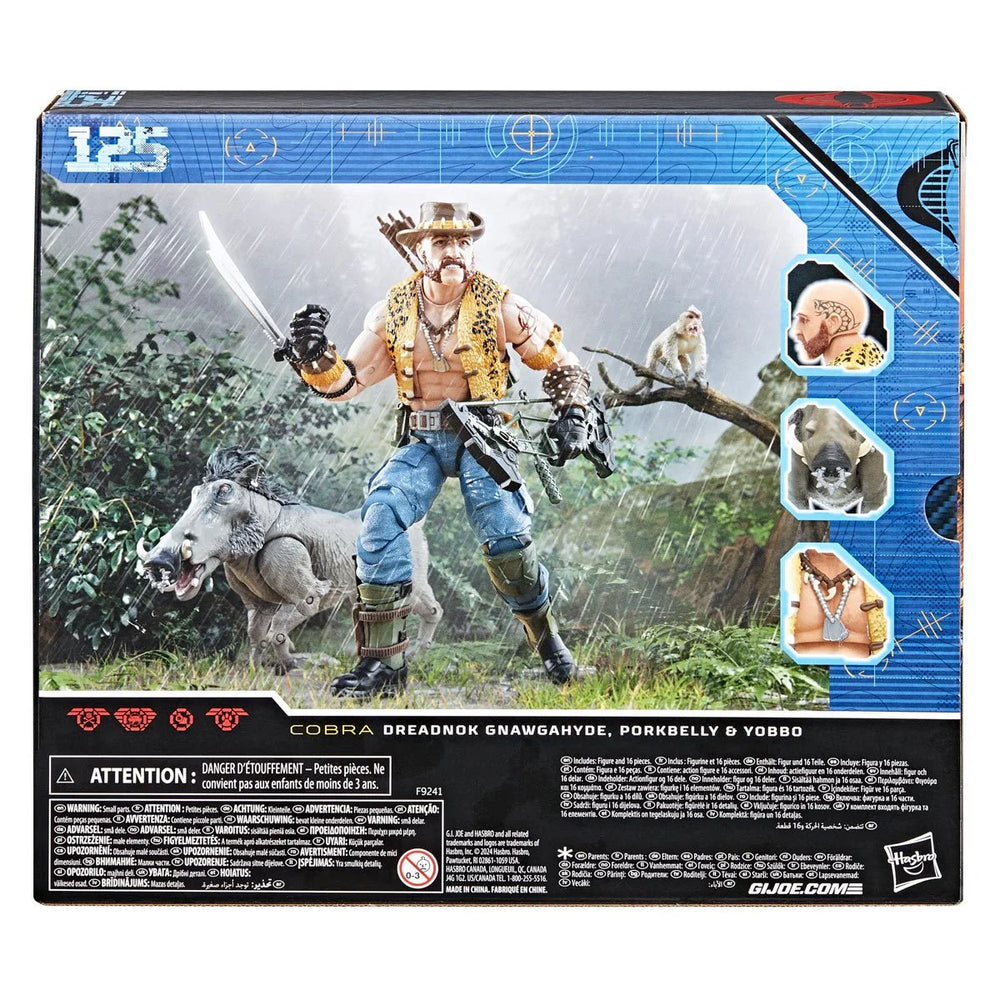 G.I. Joe Classified Series Dreadnok Gnawgahyde and pets Porkbelly & Yobbo 6-Inch Action Figure (Online Order Only)