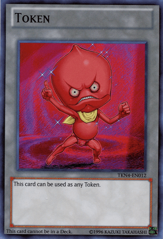 Ojama Token (Red) [TKN4-EN012] Super Rare (ONLINE ORDER ONLY)