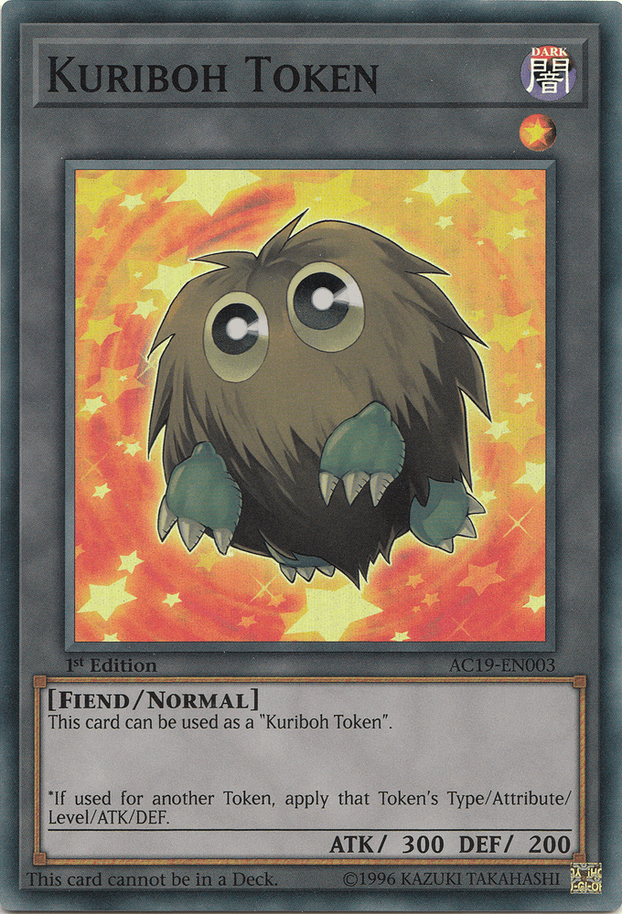 Kuriboh Token [AC19-EN003] Super Rare (ONLINE ORDER ONLY)