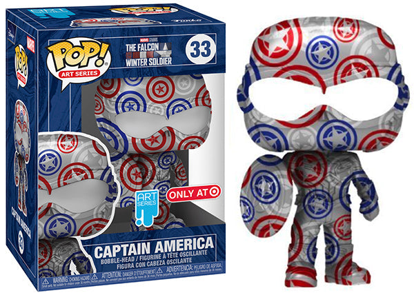 Captain America (Falcon & Winter Soldier, Artist Series, No Stack) 33 - Target Exclusive (Online Order Only)