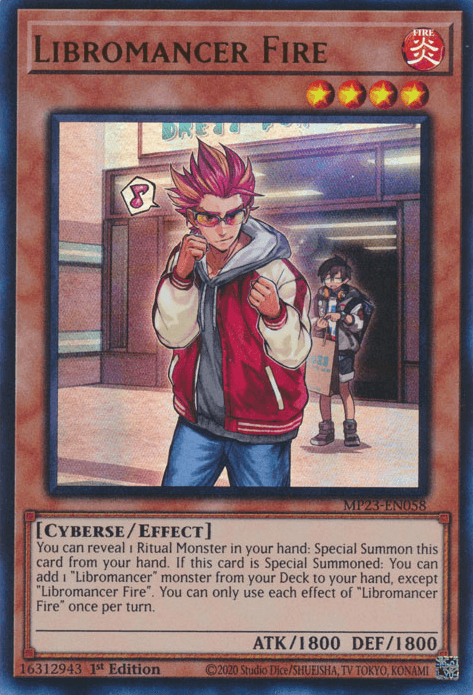 Libromancer Fire [MP23-EN058] Ultra Rare (ONLINE ORDER ONLY)