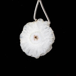 32x32mm Solar Quartz Plain Slice Bead 1 piece (ONLINE ORDER ONLY)