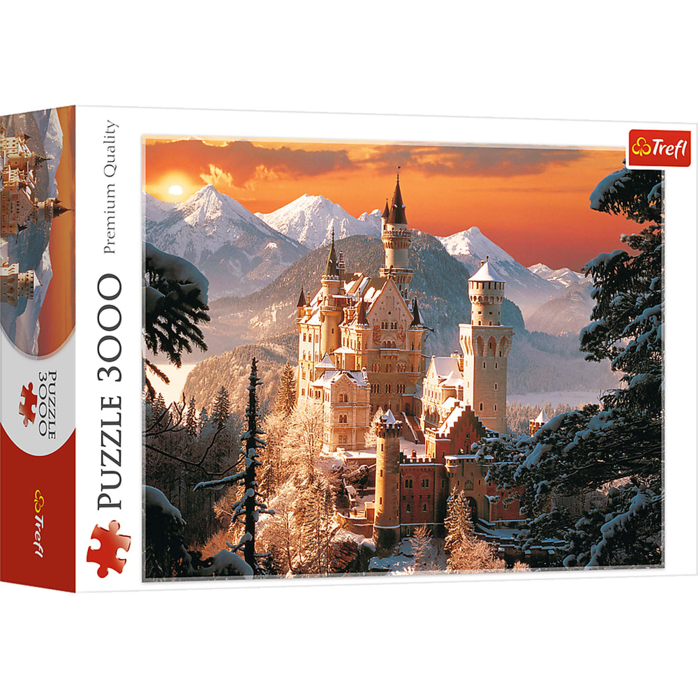 Trefl Red 3000 Piece Puzzle - Wintry Neuschwanstein Castle, Germany / Kirch (ONLINE ORDER ONLY)