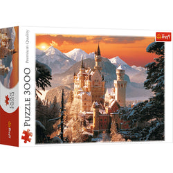 Trefl Red 3000 Piece Puzzle - Wintry Neuschwanstein Castle, Germany / Kirch (ONLINE ORDER ONLY)