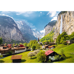 Trefl Red Lauterbrunnen, Switzerland 3000 Piece Puzzle (ONLINE ORDER ONLY)
