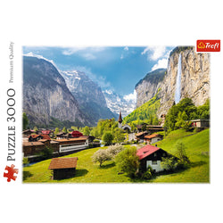 Trefl Red Lauterbrunnen, Switzerland 3000 Piece Puzzle (ONLINE ORDER ONLY)