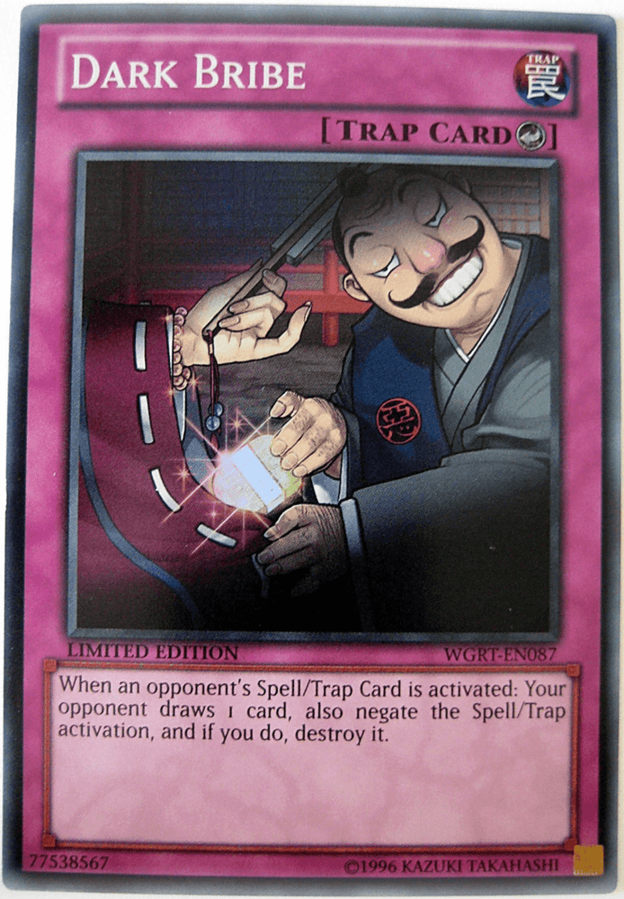 Dark Bribe [WGRT-EN087] Super Rare (ONLINE ORDER ONLY)