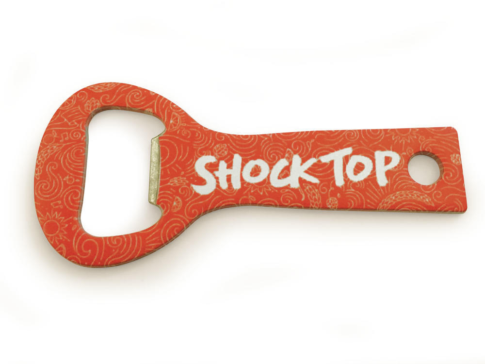 Orange Shock Top Bottle Opener Beverage Wrench Heavy Metal (Online Only)