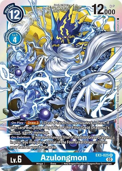 Azulongmon [EX3-025] [Revision Pack Cards] (ONLINE ORDER ONLY)