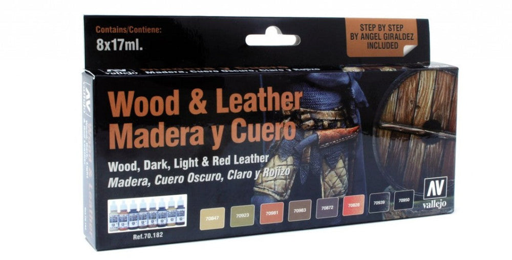 Model Color Set: Wood and Leather (8) (ONLINE ORDER ONLY)