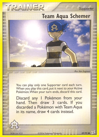 Team Aqua Schemer (69/95) [EX: Team Magma vs Team Aqua] (Online Only)