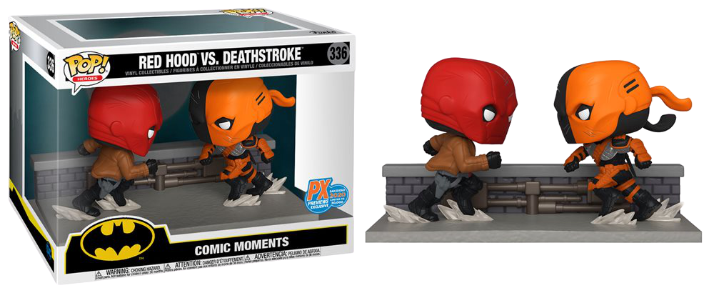 Red Hood vs Deathstroke (Comic Moments) 336 - Previews Exclusive /30000 made (Online Order Only)