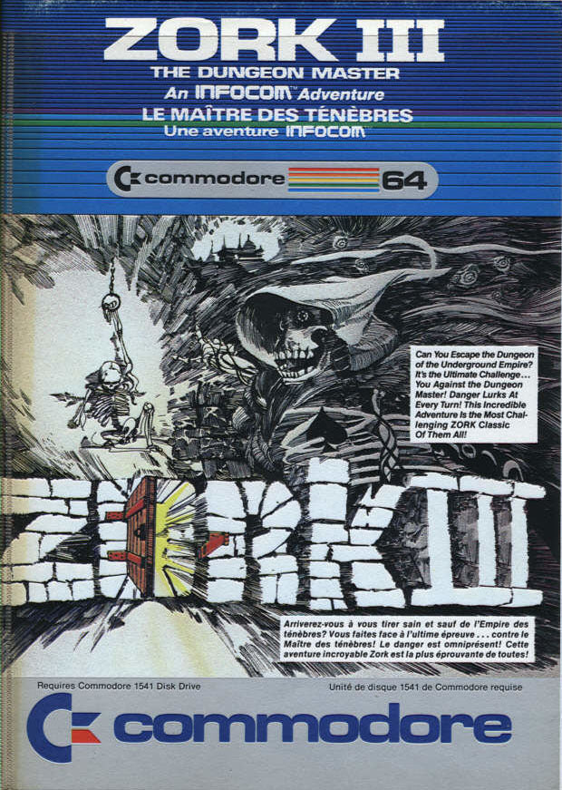 Zork III (Commodore 64) (ONLINE ORDER ONLY)
