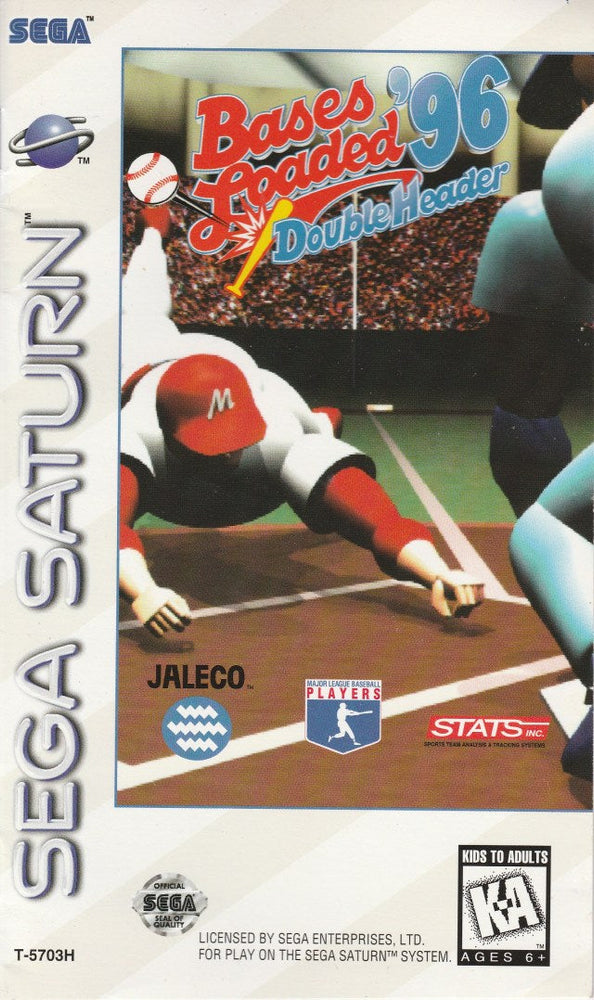 Bases Loaded '96: Double Header (Sega Saturn) (ONLINE ORDER ONLY)