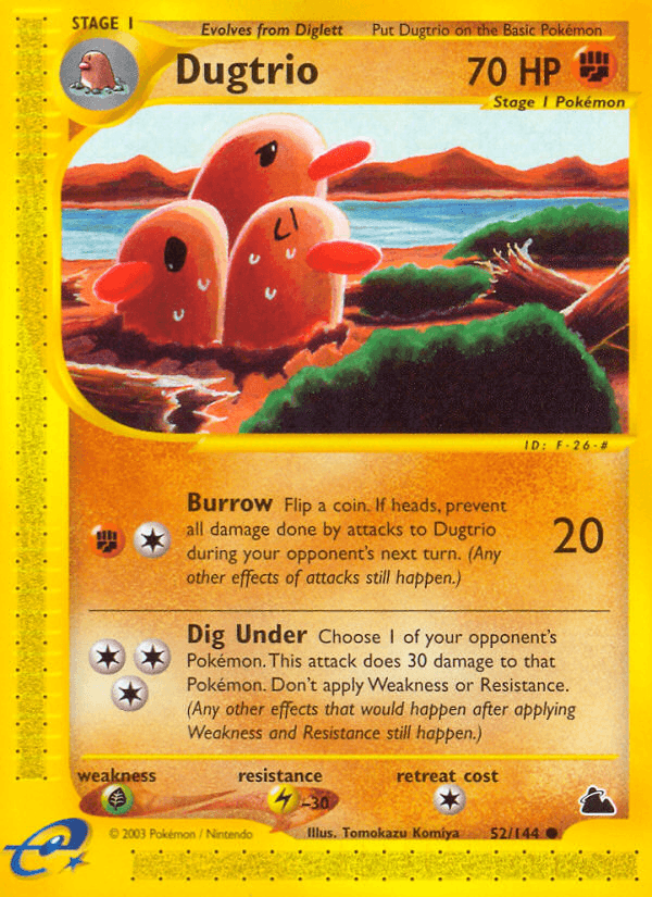 Dugtrio (52/144) [Skyridge] (Online Only)
