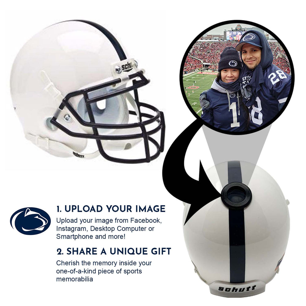 Penn State Nittany Lions College Football Collectible Mini Helmet - Picture Inside - FANZ Collectibles (Online Order Only) (ONLINE ORDER ONLY)