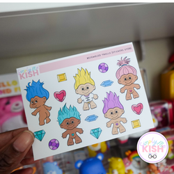 Bejeweled Trolls | Decorative Stickers (ONLINE ORDER ONLY)