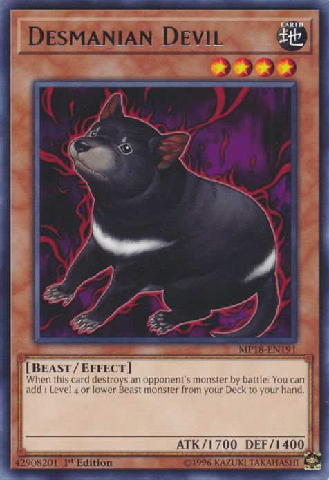 Desmanian Devil [MP18-EN191] Rare (ONLINE ORDER ONLY)