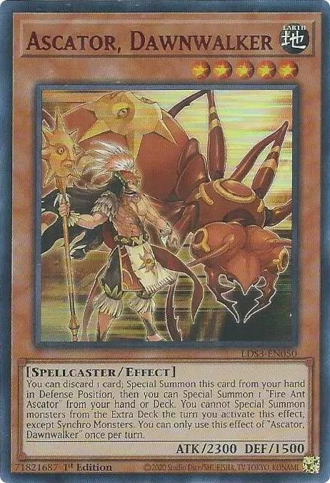 Ascator, Dawnwalker (Red) [LDS3-EN050] Ultra Rare (ONLINE ORDER ONLY)