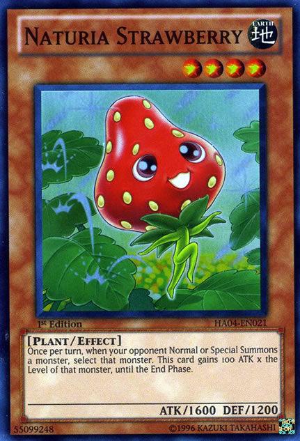 Naturia Strawberry [HA04-EN021] Super Rare (ONLINE ORDER ONLY)