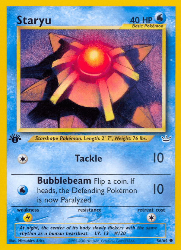Staryu (56/64) [Neo Revelation 1st Edition] (Online Only)