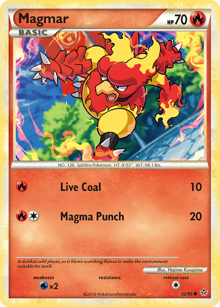 Magmar (52/95) [HeartGold & SoulSilver: Unleashed] (Online Only)