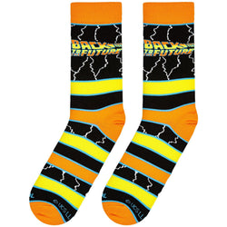 Back to the Future "Stripes" Men's Crew Folded Socks (Size 8-12) (ONLINE ORDER ONLY)