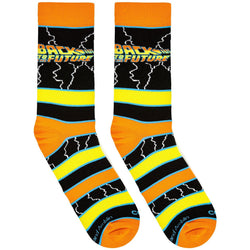 Back to the Future "Stripes" Men's Crew Folded Socks (Size 8-12) (ONLINE ORDER ONLY)
