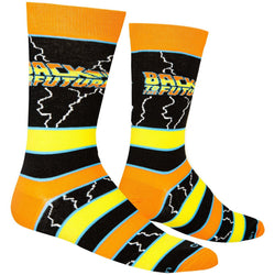 Back to the Future "Stripes" Men's Crew Folded Socks (Size 8-12) (ONLINE ORDER ONLY)